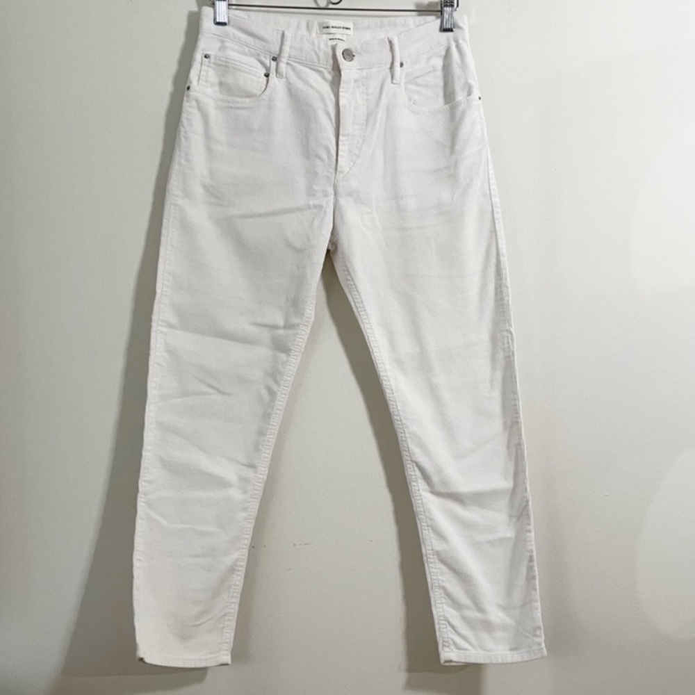 Isabel Marant Etoile White Courteroy Jean